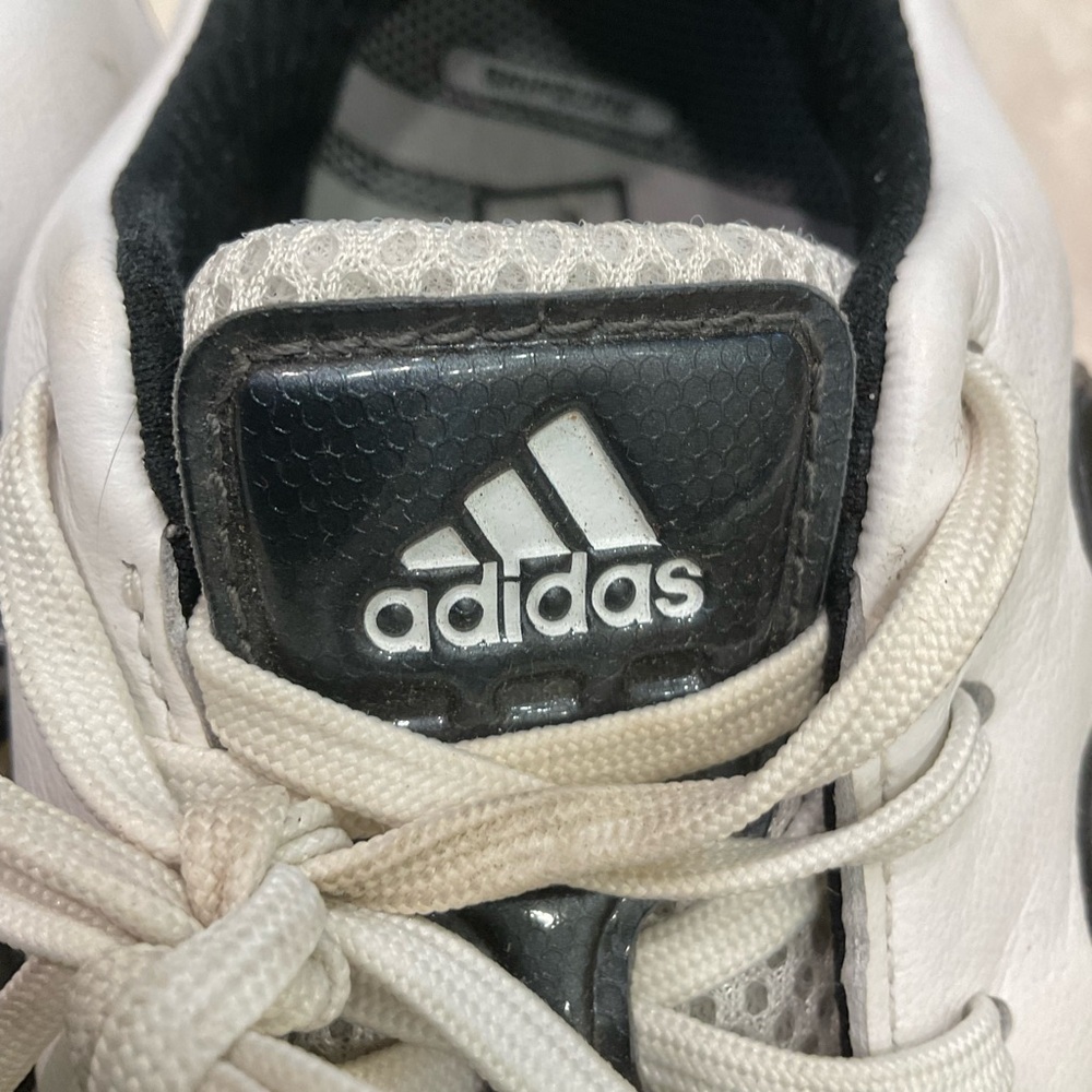 Adidas Grip Zone Golf Shoes, Men’s Size 12, Leather, Black & White - Picture 5 of 13